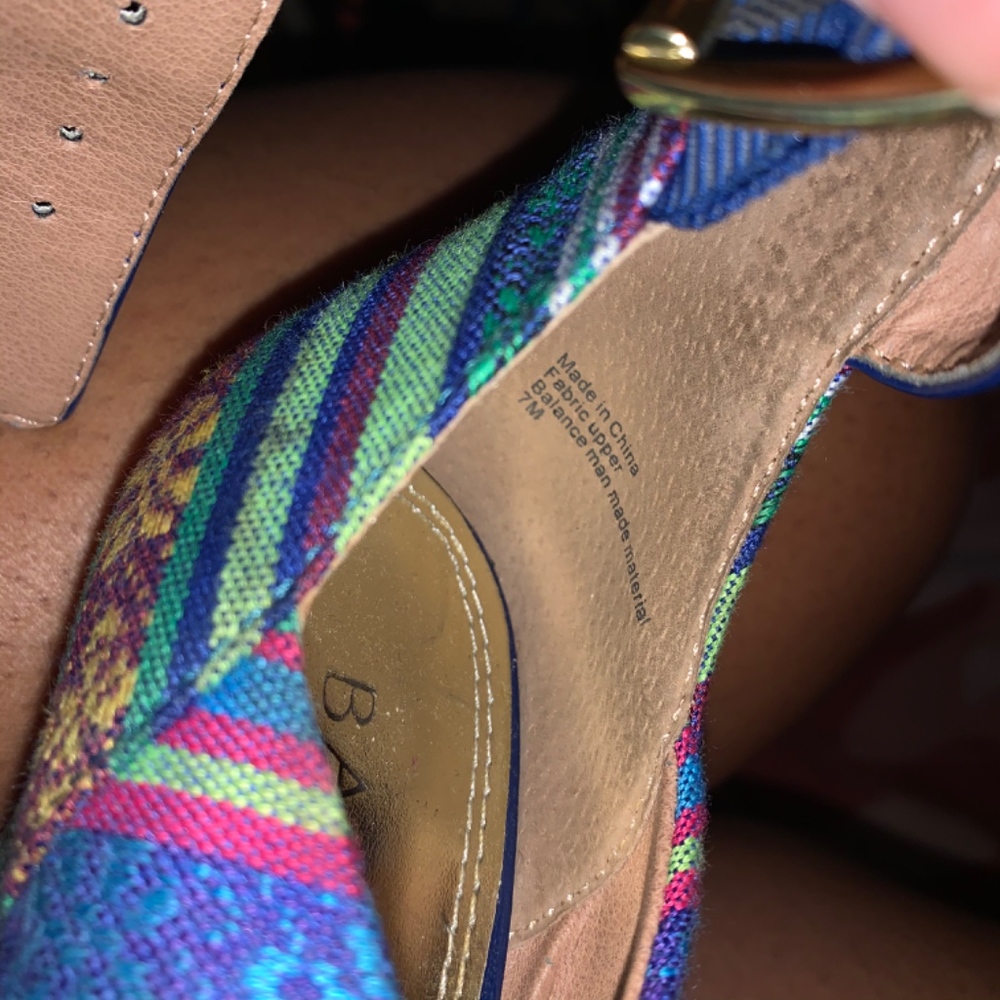 Aztec pattern wedge heels - Picture 5 of 5
